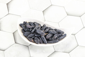 Blue raisin - dry grape berries