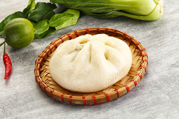 Chinese steamed bun Dim sum