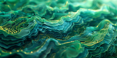 Abstract green background. Abstract color background. eco, ecology, growing, expanding the green concept. Research of unknown ecological chemical properties. 