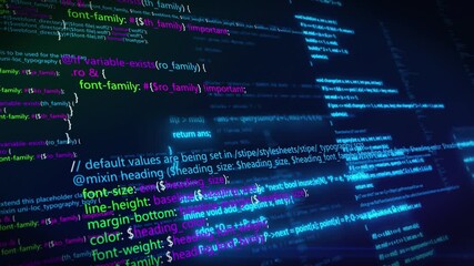 Internet information technology program code - Powered by Adobe