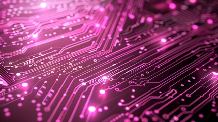 Fototapeta premium Technology and cyber datum background. Pattern wallpaper and texture banner for design
