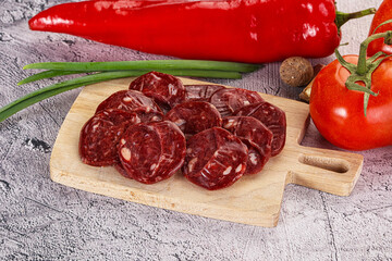 Wild Bear meat homemade sausages