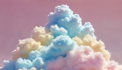 Fototapeta premium fantasy fluffy cumulus clouds
