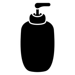bottle of soap glyph icon