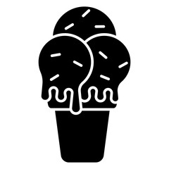 ice cream. food dessert icon