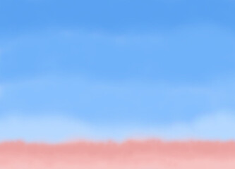 clouds moving on sunny day with blue sky background