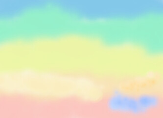 clouds moving on sunny day with blue sky background