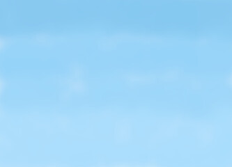 Beautiful, blue summer sky with fluffy clouds