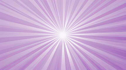 Obraz premium A lilac abstract background with a subtle sunburst pattern, featuring radiating lines in varying shades of lilac. The design adds a sense of energy and light.