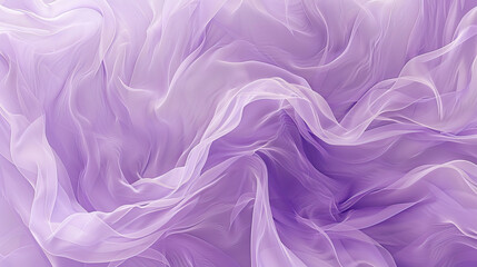 Obraz premium A lavender background with a subtle wave pattern, featuring flowing lines in varying shades of lavender. The organic design adds a sense of movement and calm.