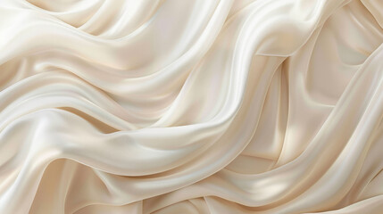 Obraz premium A pearl color background with a gentle, flowing wave pattern. The smooth, undulating lines create a serene and tranquil atmosphere.