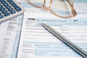 Form 1040, U.S. Individual Income Tax Return, tax forms in the U.S. tax system.