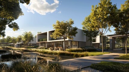 Obraz premium Luxury dream home. Luxury real estate.