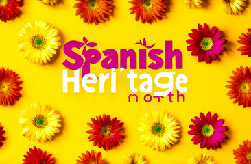 Poster of the national Mexican tradition of the year. National History Month of Mexico. Hispanic Heritage Month