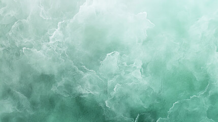 Fototapeta premium A mint abstract background with a rough, textured surface. The subtle variations in mint tones add a natural and invigorating feel.