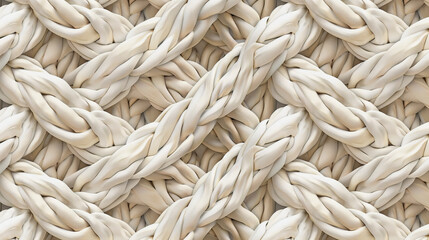 A pearl color background featuring a fine, braided rope pattern. The interwoven strands add a touch of rustic elegance.
