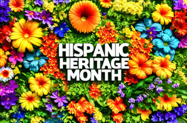 Poster of the national Mexican tradition of the year. National History Month of Mexico. Hispanic Heritage Month