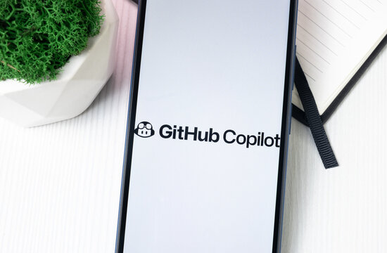 New York, USA - 21 June 2024: GitHub Copilot Logo on Phone Screen, App or Company Icon