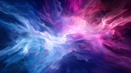 Fototapeta premium Abstract fractal patterns in vibrant colors, resembling an endless cosmic nebula