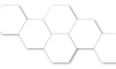 Abstract seamless hexagon pattern background. Abstract hexagon technology design background. Vector Illustration.