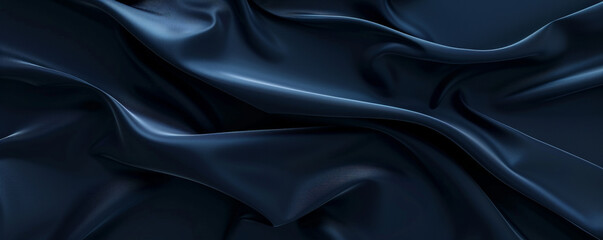 Obraz premium Deep navy blue background with a smooth, polished finish, adding a touch of modern elegance.
