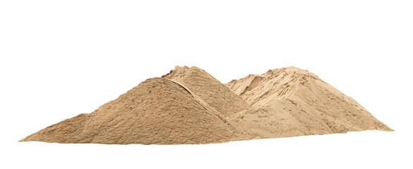 Pile of Sand Isolated on transparent Background, PNG File