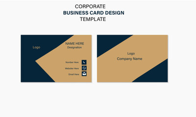 Modern Business Card - Creative and Clean Business Card Template.