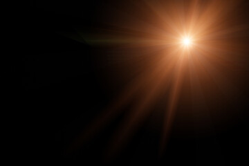 Abstract lens flare ring background Overlay