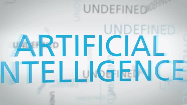 A word cloud representation focusing on key terms and concepts in the field of artificial intelligence, including machine learning and deep learning.