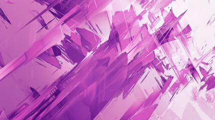 A lilac abstract background with a digital glitch effect, featuring fragmented and distorted shapes in varying shades of lilac. The futuristic design adds a sense of modernity and intrigue.