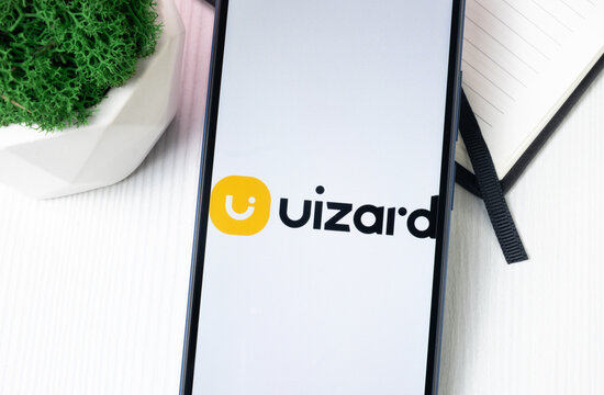 New York, USA - 21 June 2024: uizard ai Logo on Phone Screen, App or Company Icon