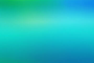 Neon blue, turquoise, green blur gradient background. Deep ocean calm water. Underwater marine colors. Sea diving. Abstract modern trendy conceptual design for flyer, poster, banner, card. Copy space.
