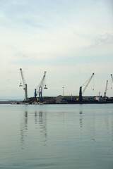 Obraz premium A harbor and a porto in Catania, Italy 