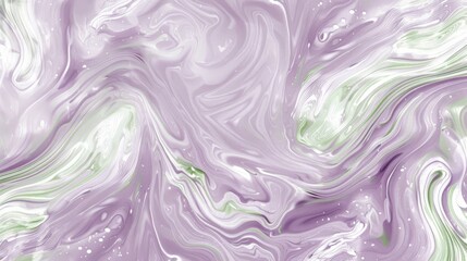 Abstract Swirl Texture in Purple and Green with contemporary art and luxury marble patterns