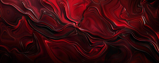 A burgundy abstract background with fluid, swirling patterns in deep red and black, creating a sense of movement and elegance with a smooth gradient transition.