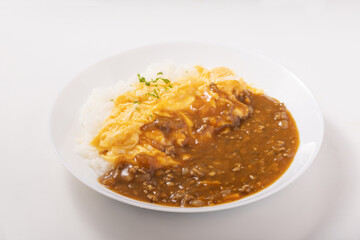 ふわふわ卵のオムカレー