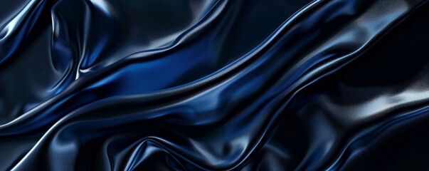 Fototapeta premium Deep navy blue background with a smooth, polished finish, adding a touch of modern elegance.