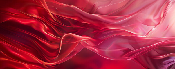 Obraz premium Bold scarlet abstract backdrop with dynamic, sweeping lines and shapes, evoking a sense of motion and energy.