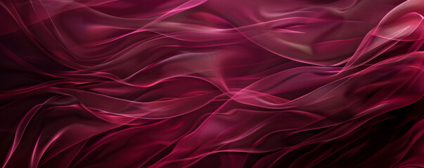 Obraz premium A rich burgundy background with soft, flowing lines and curves in shades of burgundy and pink, giving a sense of movement and fluidity.