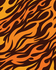 Abstract tiger skin pattern background