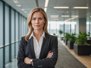 Fototapeta premium portrait of a businesswoman