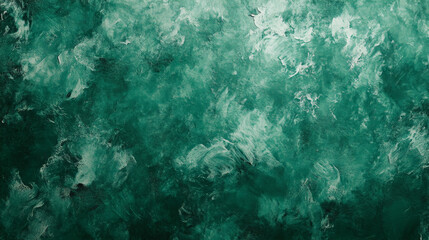 Obraz premium An emerald textured background with a light, frothy texture, reminiscent of whipped cream. The airy design and deep green color add a playful and whimsical touch.