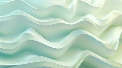 Obraz premium Abstract wavy light blue pattern with soft texture on isolated background as unique shape design element