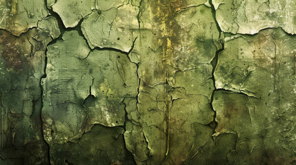 An olive abstract background with a cracked, distressed texture. The aged appearance adds character and a touch of history.