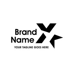 Simple and Memorable Initial X Star Logo