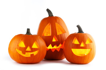 halloween pumpkin isolated