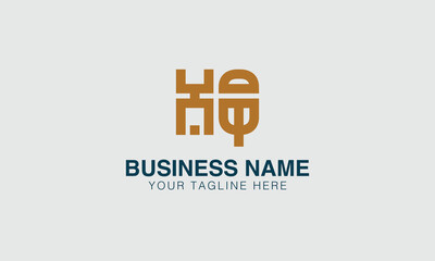 HQ H hq initial logo | initial based abstract modern minimal creative logo, vector template image. luxury logotype logo, real estate homie logo. typography logo. initials logo