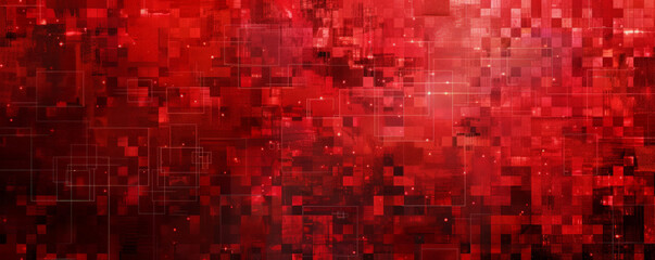 Scarlet abstract background with a pixelated, digital texture, suggesting modernity and innovation.