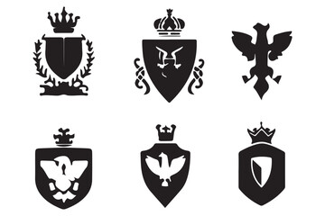 Shields Battlements vector,creative vector