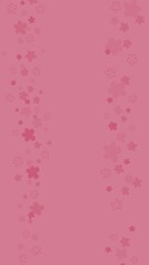 pink background with darker pink flowers